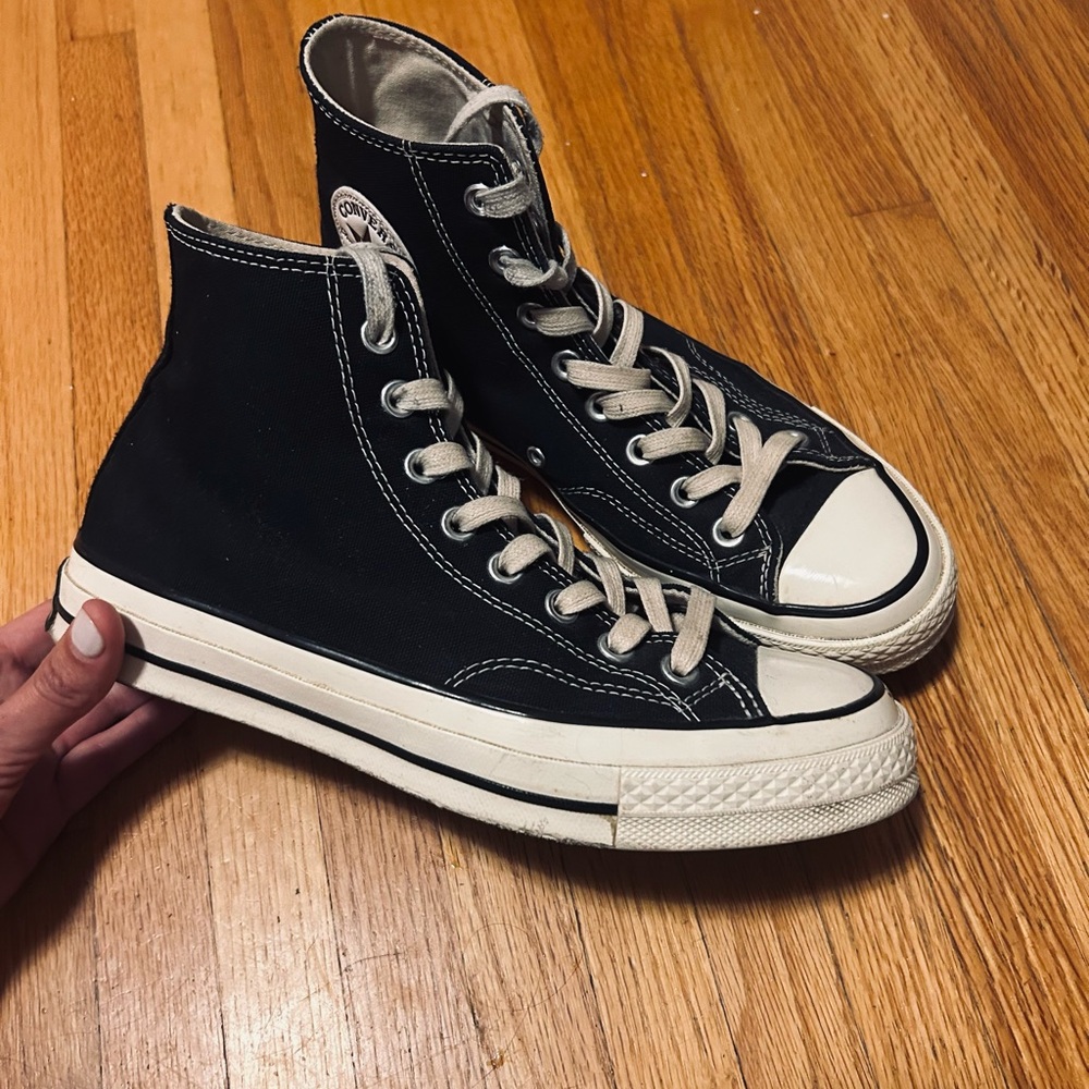 Black High-Top converse 70s